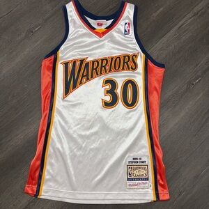 Authentic Stephen Curry Mitchell & Ness 09 10 Warriors Jersey Size 36 S Men